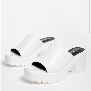 NEW Nasty Gal Cleated Chunky Mules